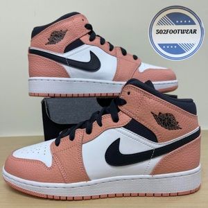 Nike Air Jordan 1 mid gs pink quartz